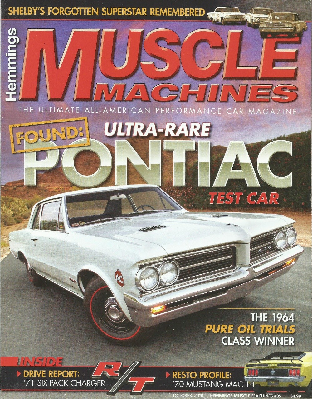 Hemmings Muscle Machines 2010 Oct Rare Gto 440 6 427 L72 Amc 2010 2019 Jims Mega Magazines